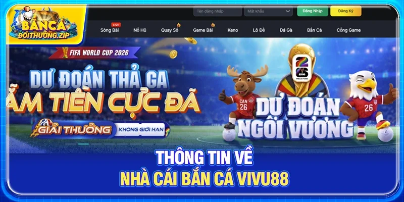 Thông tin nhà cái bắn cá VIVU88