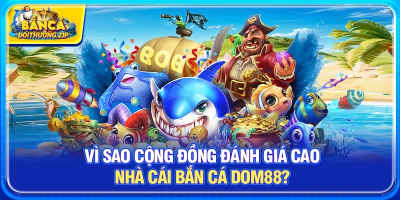 Vì Sao Cộng Đồng Đánh Giá Cao Nhà cái bắn cá DOM88?